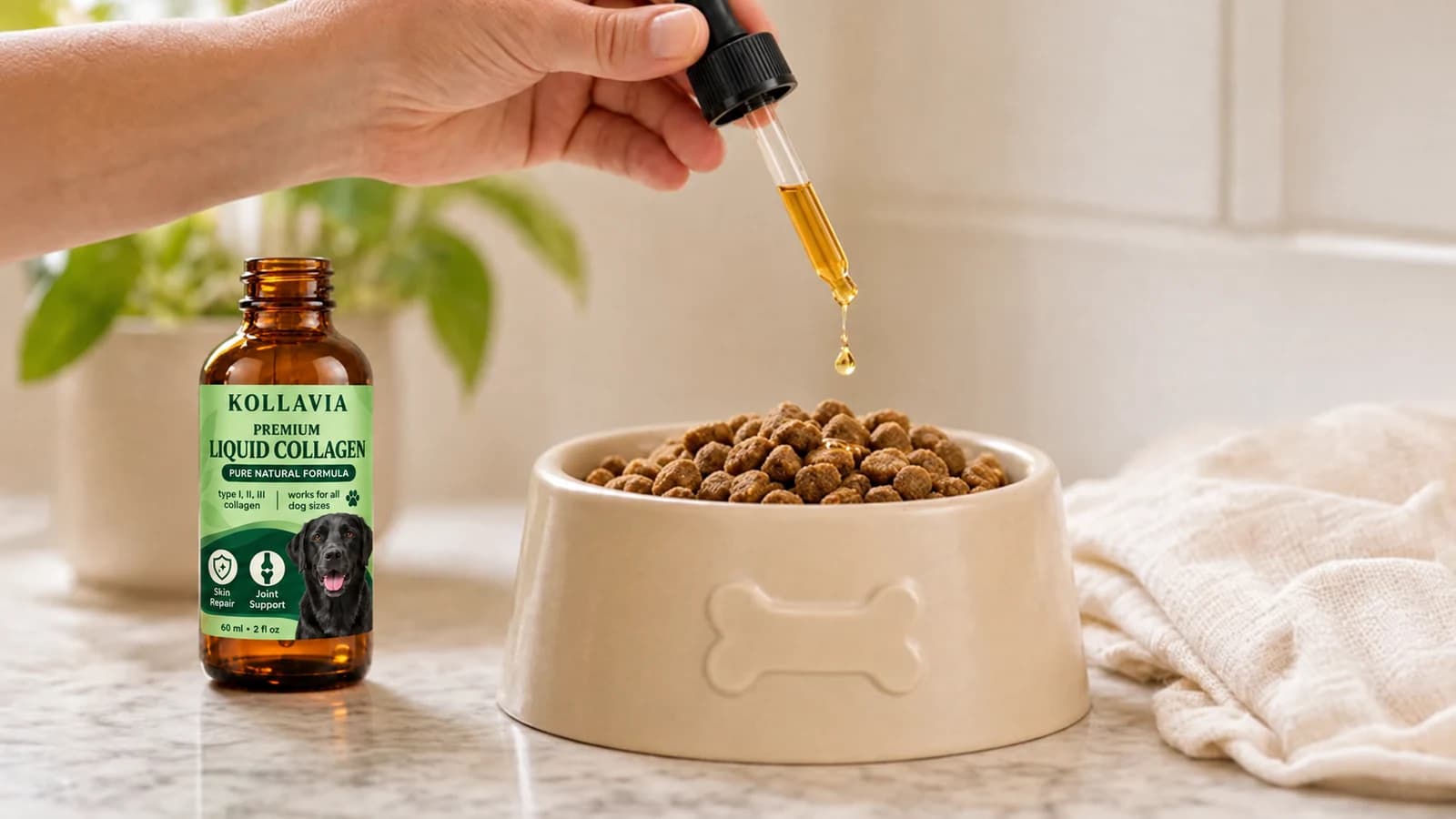 Liquid Collagen vs Chews for Dogs, Ingredients and Servings Compared