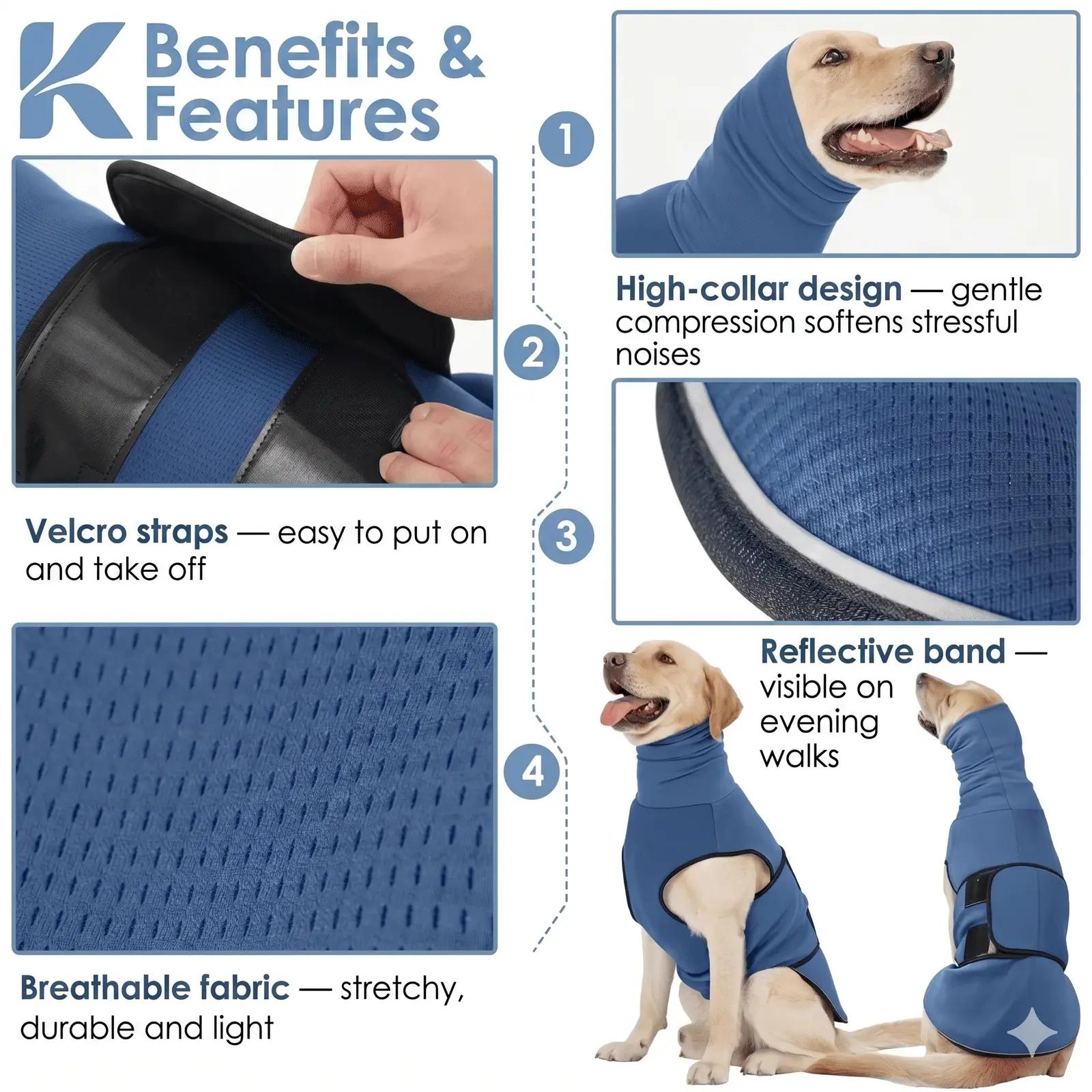 Calming Compression Vest for Dogs - photo 3