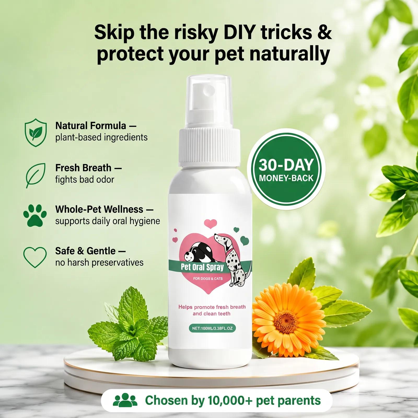 Dog Dental Spray — Fresh Breath & Tartar Control