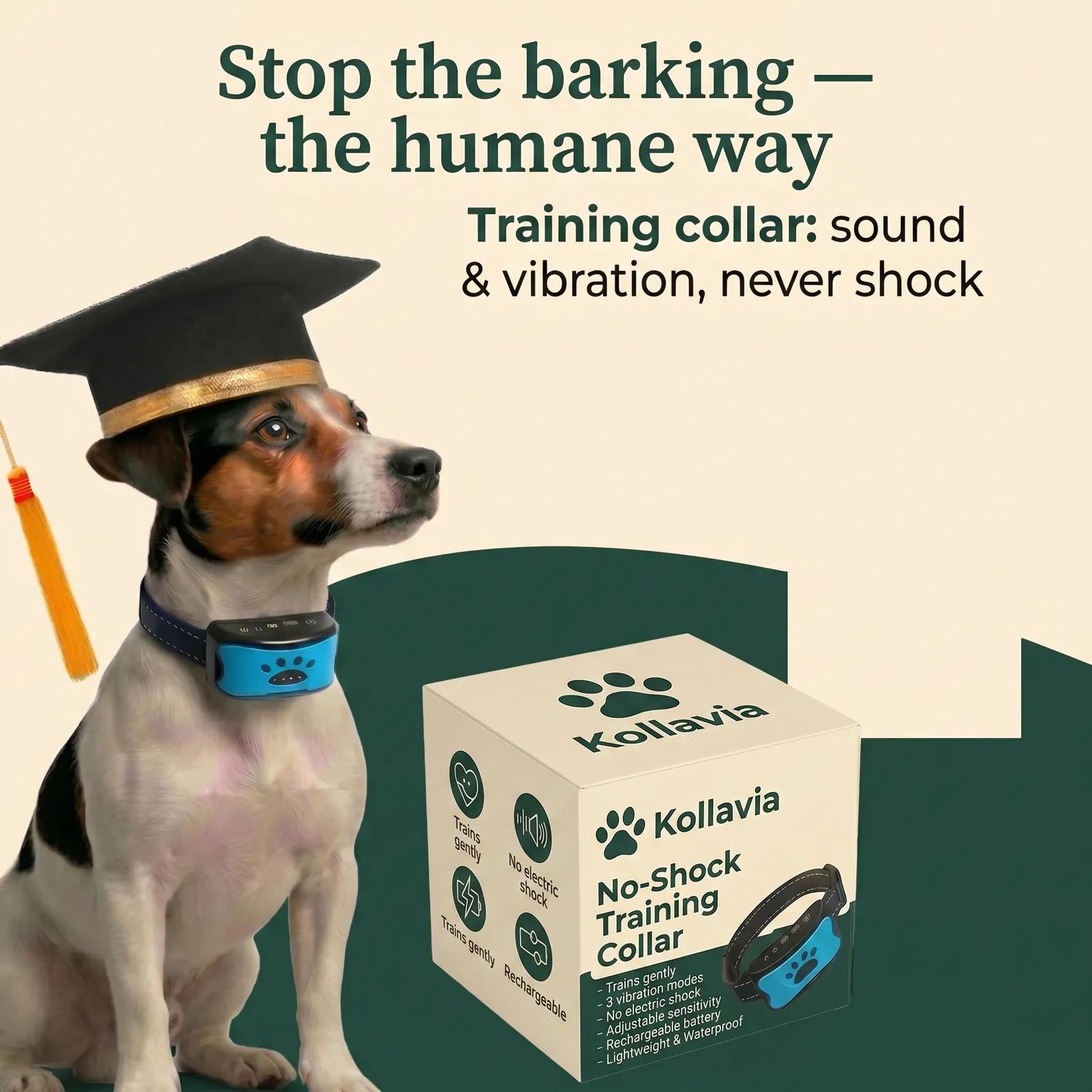 No-Shock Bark Training Collar