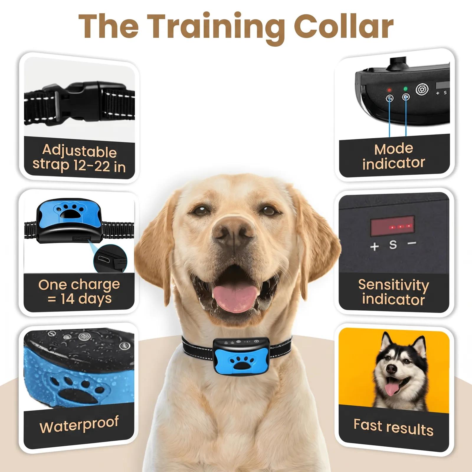 No-Shock Bark Training Collar - photo 2