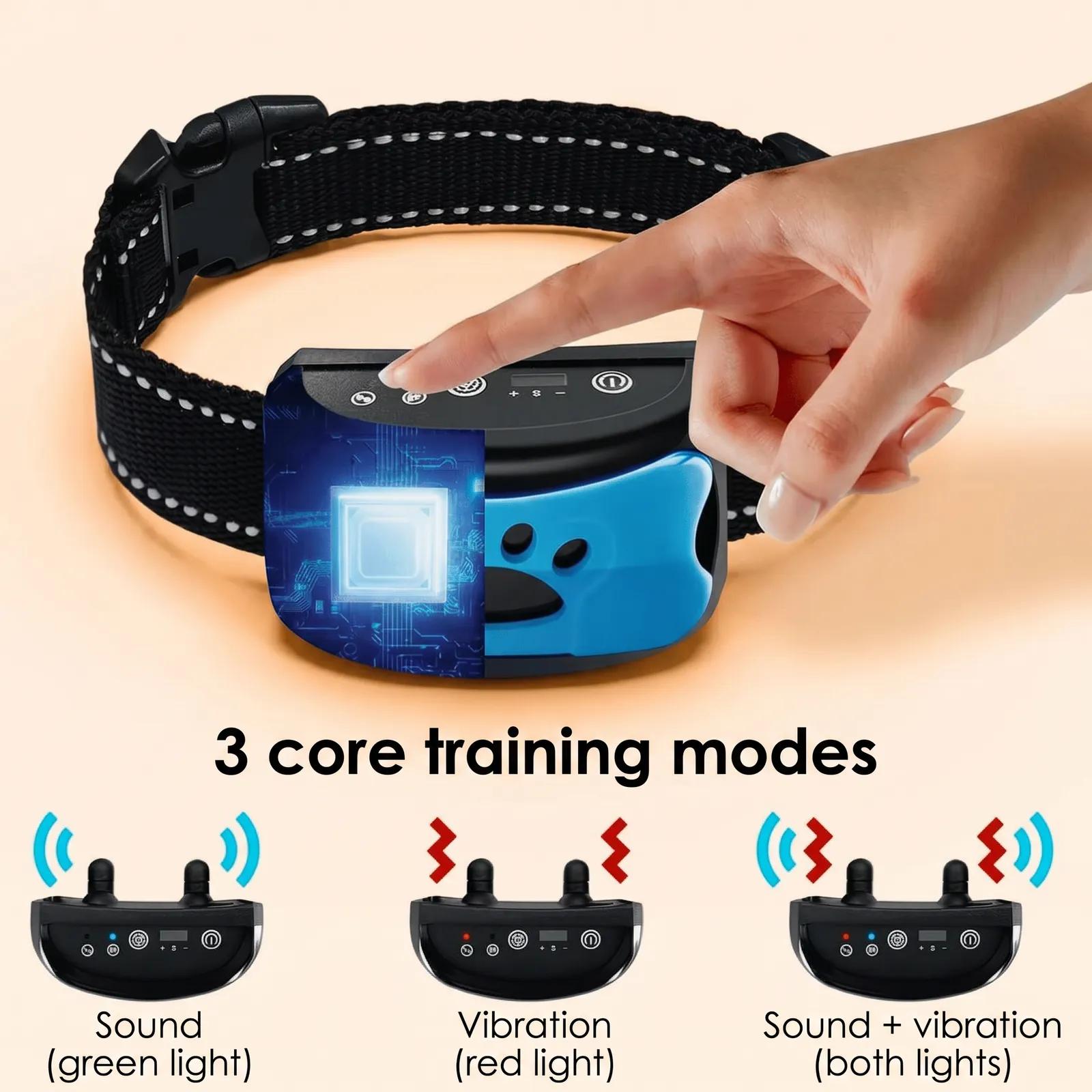 No-Shock Bark Training Collar - photo 5